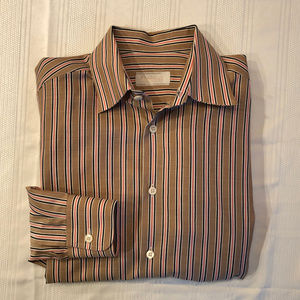Prada Striped Button Front Shirt